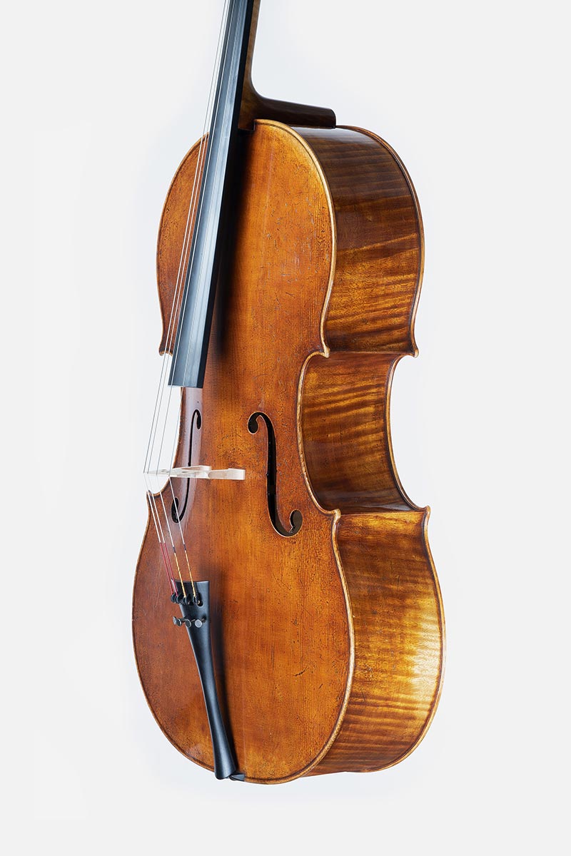 Violoncello nach Matteo Goffriller 1710, Julia Jostes und Simon Eberl, Korpuslänge 75,7 cm